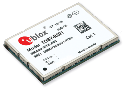 TOBY-R201 (LTE/DC-HSPA модуль оптимизации производительности) 
